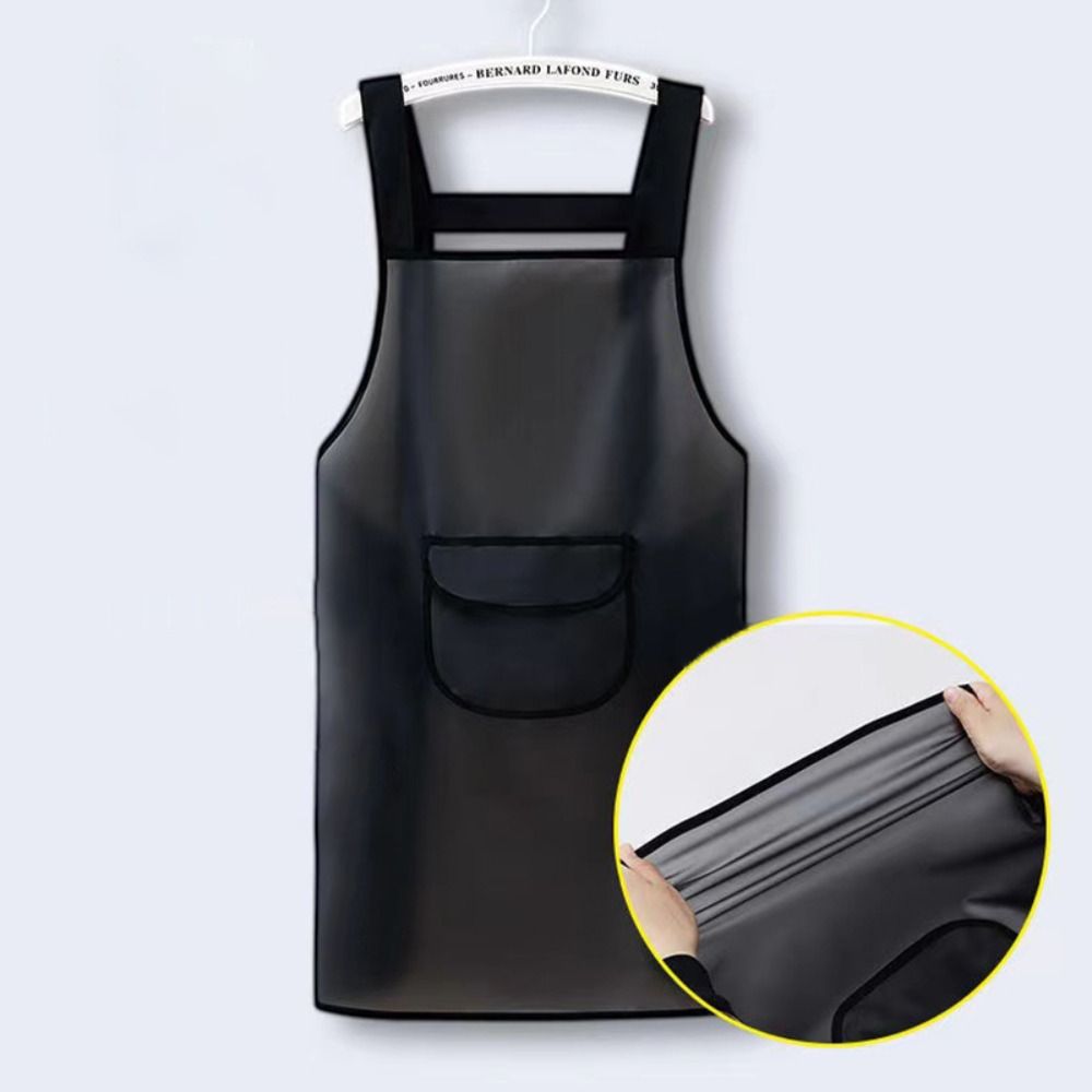Kitchen Gadgets Trending - Fashion PVC Kitchen Apron Waterproof Oil
