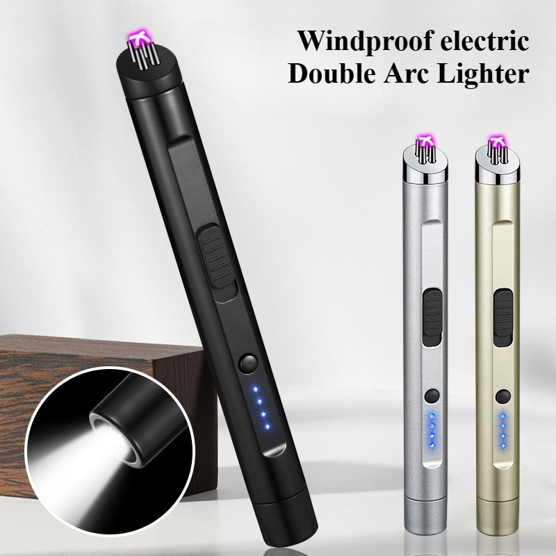 Kitchen Gadgets Electric - Electric Double Arc Lighter LED Power