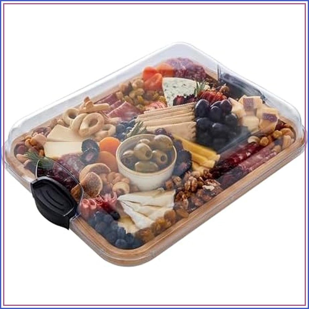 Bamboo Cutting Board - Bamboo Cutting Board with Storage Compartment,