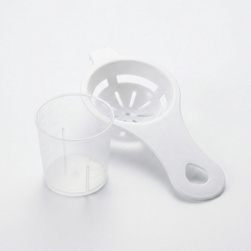 Egg Separator Tool - Plastic Egg White Yolk Separator with
