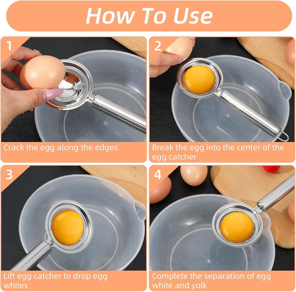 2 Pcs Egg Yolk Separator, Stai - Egg Separator Tool recension och pris