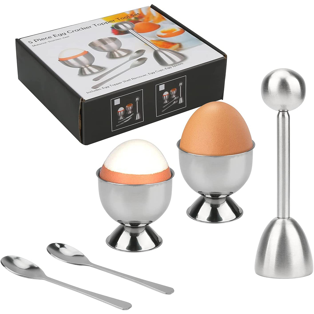 LMETJMA Egg Cracker Topper Set - Egg Separator Tool recension och pris