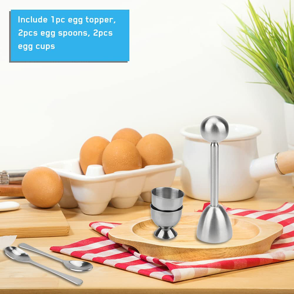 LMETJMA Egg Cracker Topper Set - Egg Separator Tool recension och pris