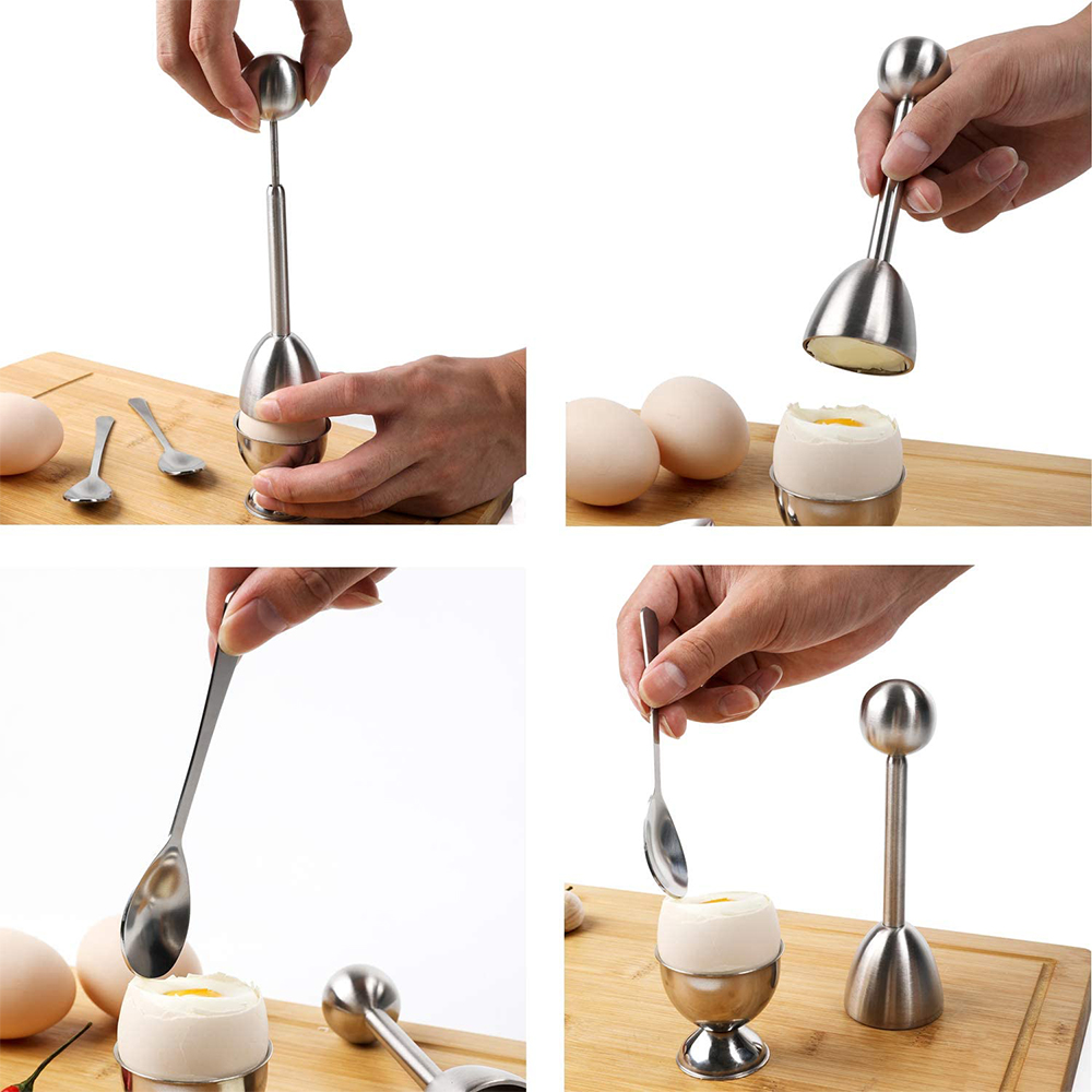 LMETJMA Egg Cracker Topper Set - Egg Separator Tool recension och pris