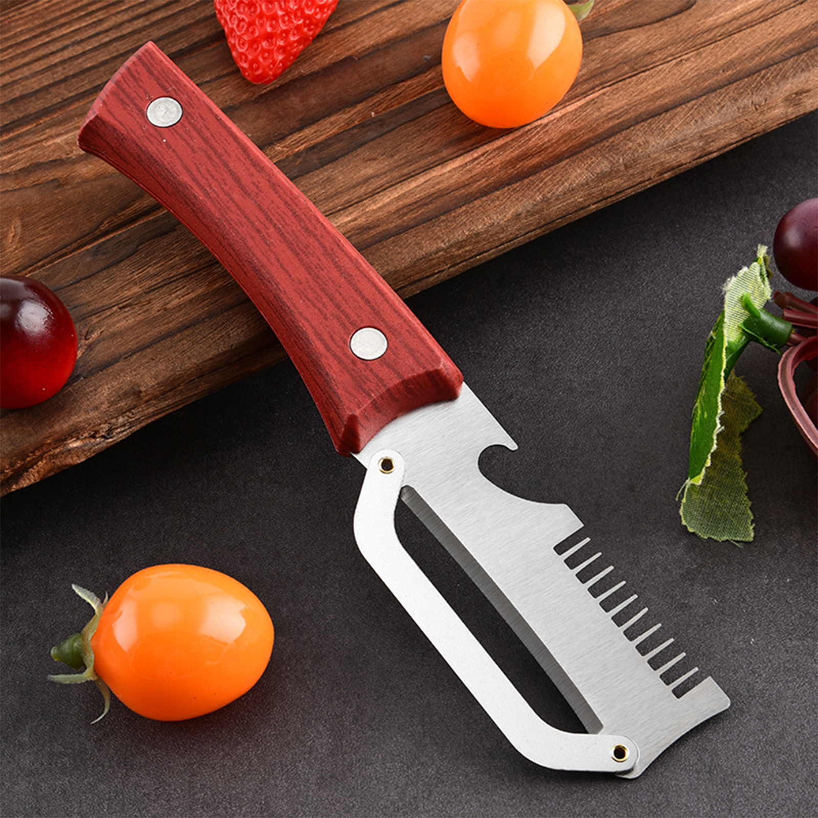 2pcs Stainless Steel Green Oni - Kitchen Gadgets Vegetable Cutter recension och pris