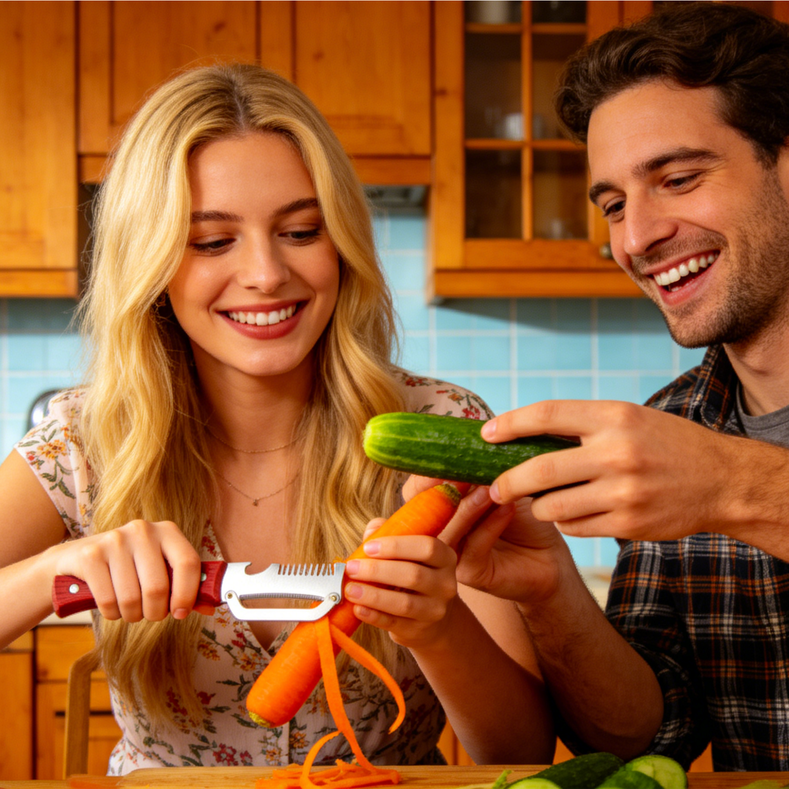 2pcs Stainless Steel Green Oni - Kitchen Gadgets Vegetable Cutter recension och pris