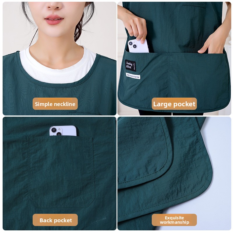 Stylish Bib Apron for Hair Sal - Kitchen Gadgets Trending recension och pris