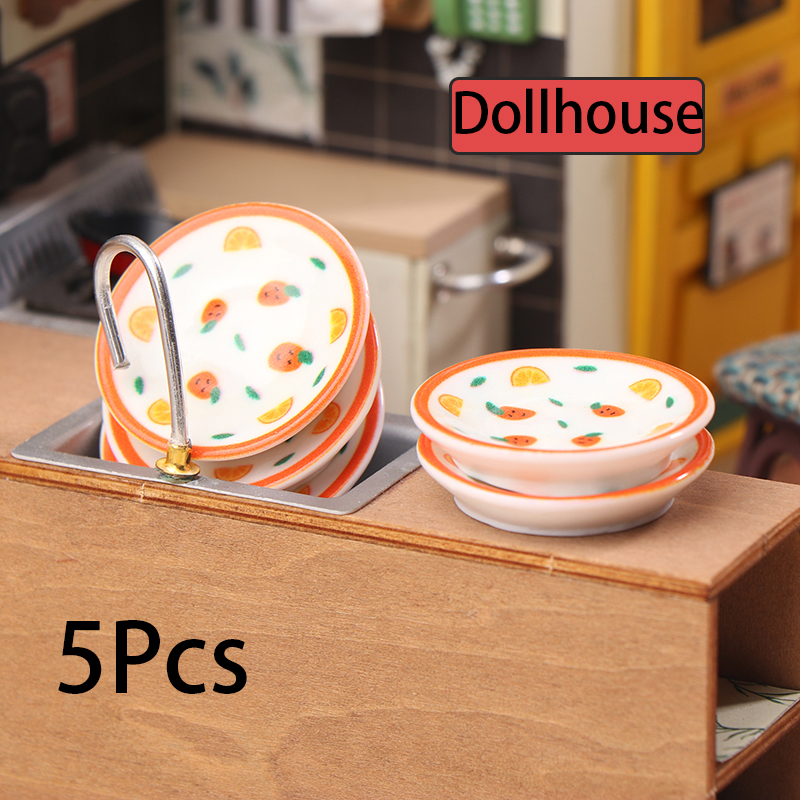 5Pcs 1/12 Dollhouse Mini Plate - Kitchen Gadgets Website recension och pris