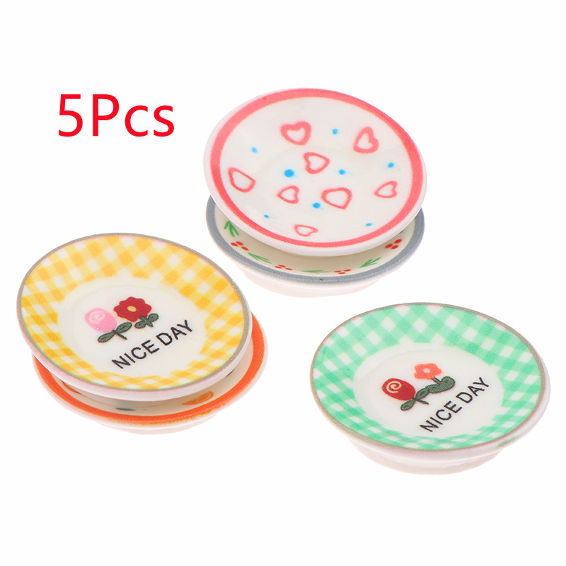 5Pcs 1/12 Dollhouse Mini Plate - Kitchen Gadgets Website recension och pris