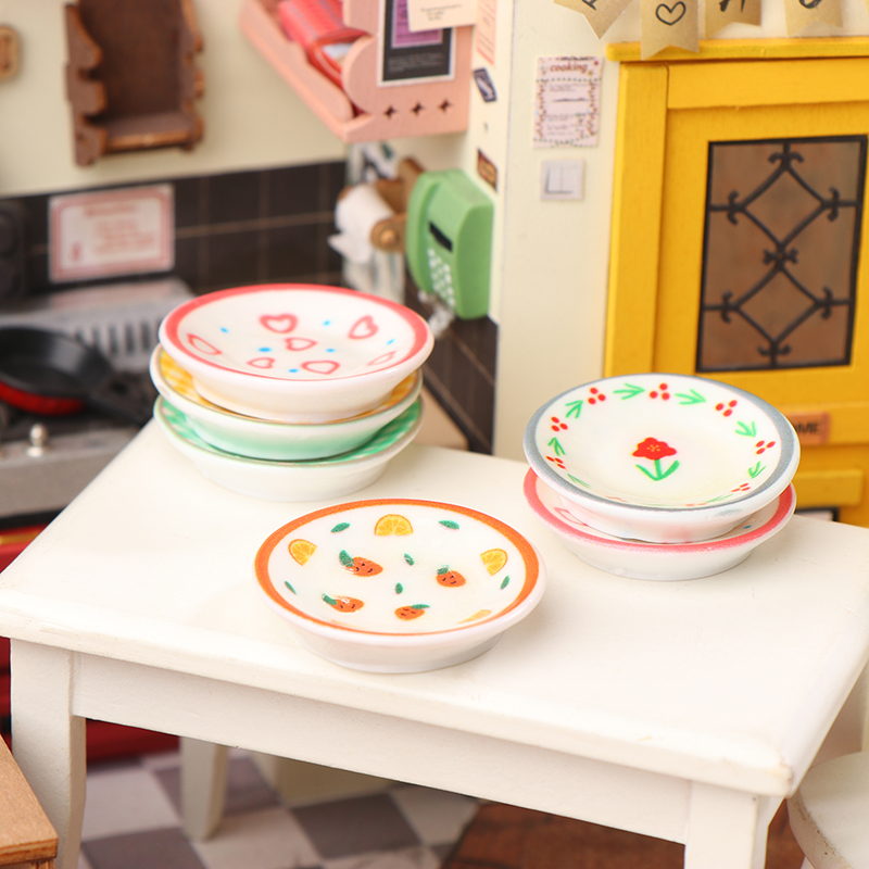 5Pcs 1/12 Dollhouse Mini Plate - Kitchen Gadgets Website recension och pris