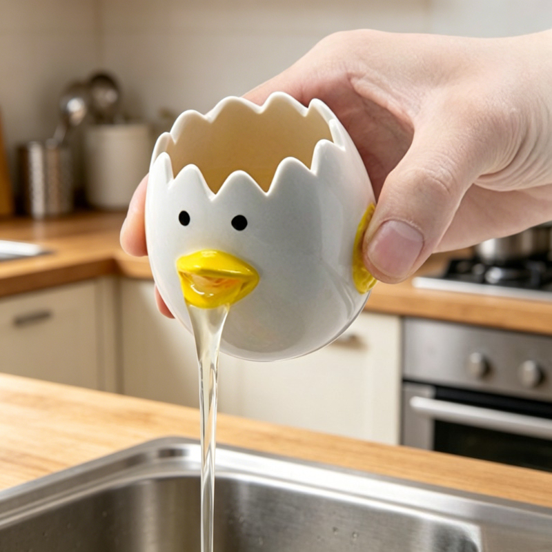 Ins Cute Ceramic Egg Separator - Egg Separator Tool recension och pris