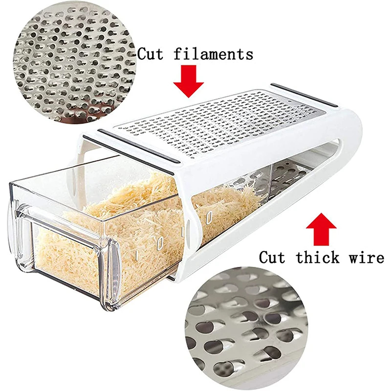 Double-sided Blades Cheese Gra - Cheese Grater Box recension och pris