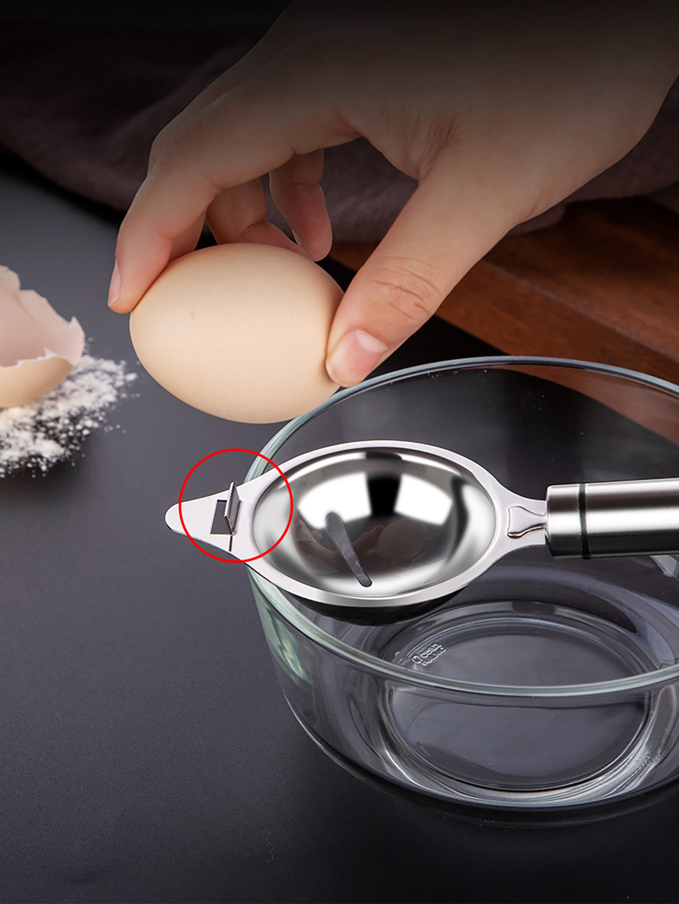 Stainless Steel Egg Separator  - Egg Separator Tool recension och pris