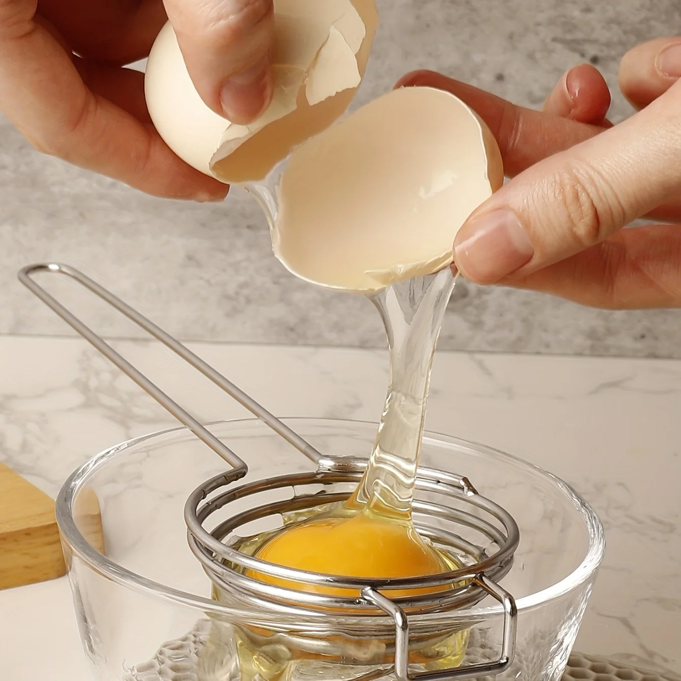 Premium Stainless Steel Egg Yo - Egg Separator Tool recension och pris