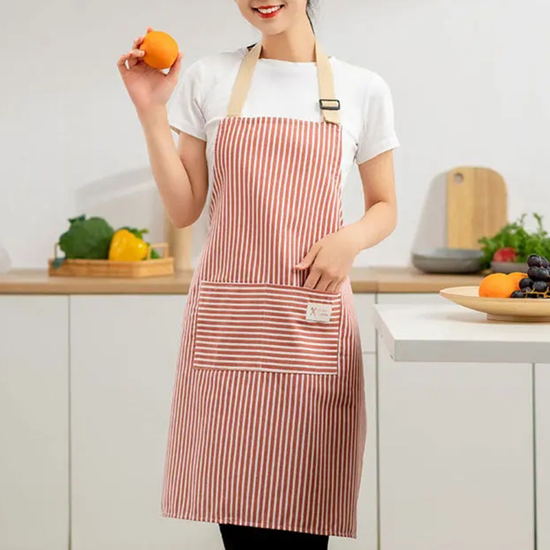 Linen Striped Apron Breathable - Kitchen Gadgets Trending recension och pris