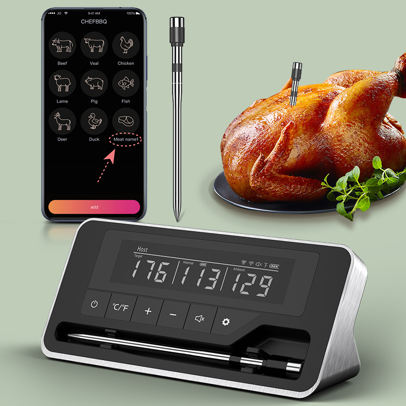 Meat Thermometer Wireless Prob - Meat Thermometer recension och pris