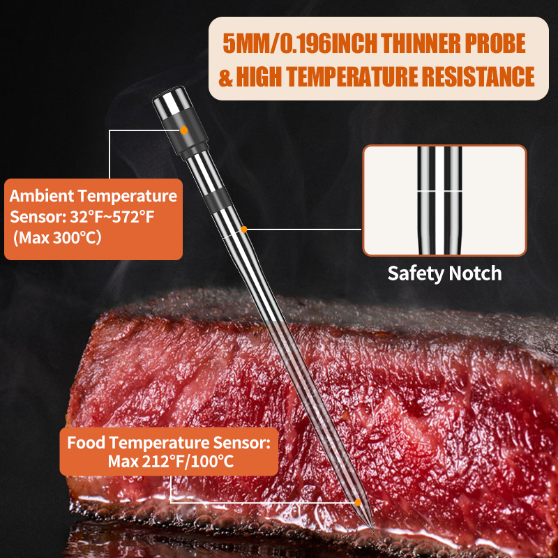 Meat Thermometer Wireless Prob - Meat Thermometer recension och pris