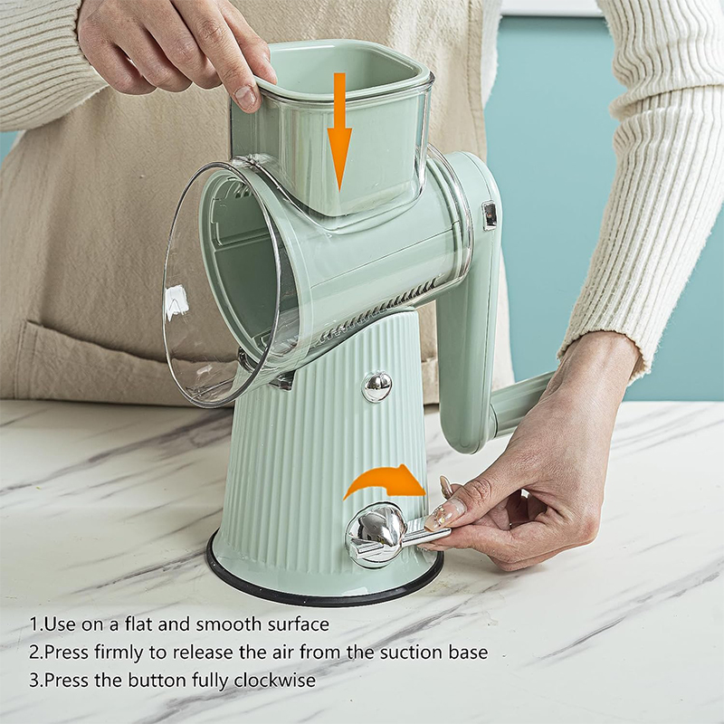 5 in 1 Rotary Cheese Grater wi - Cheese Grater Box recension och pris