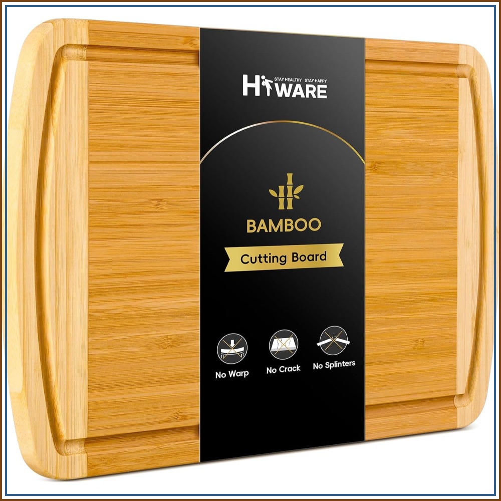 Large Bamboo Cutting Board wit - Bamboo Cutting Board recension och pris