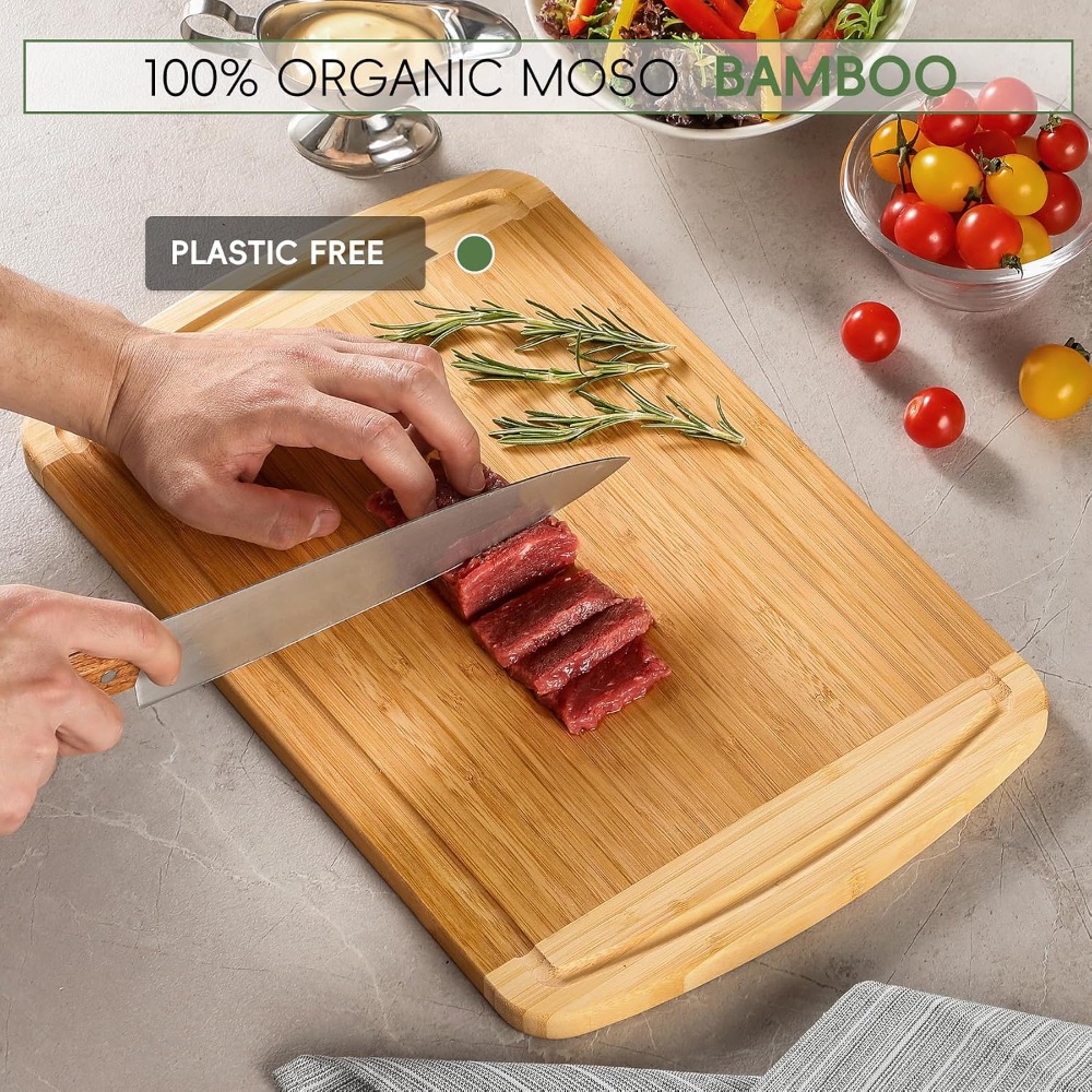 Large Bamboo Cutting Board wit - Bamboo Cutting Board recension och pris