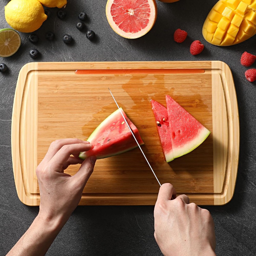 Large Bamboo Cutting Board wit - Bamboo Cutting Board recension och pris