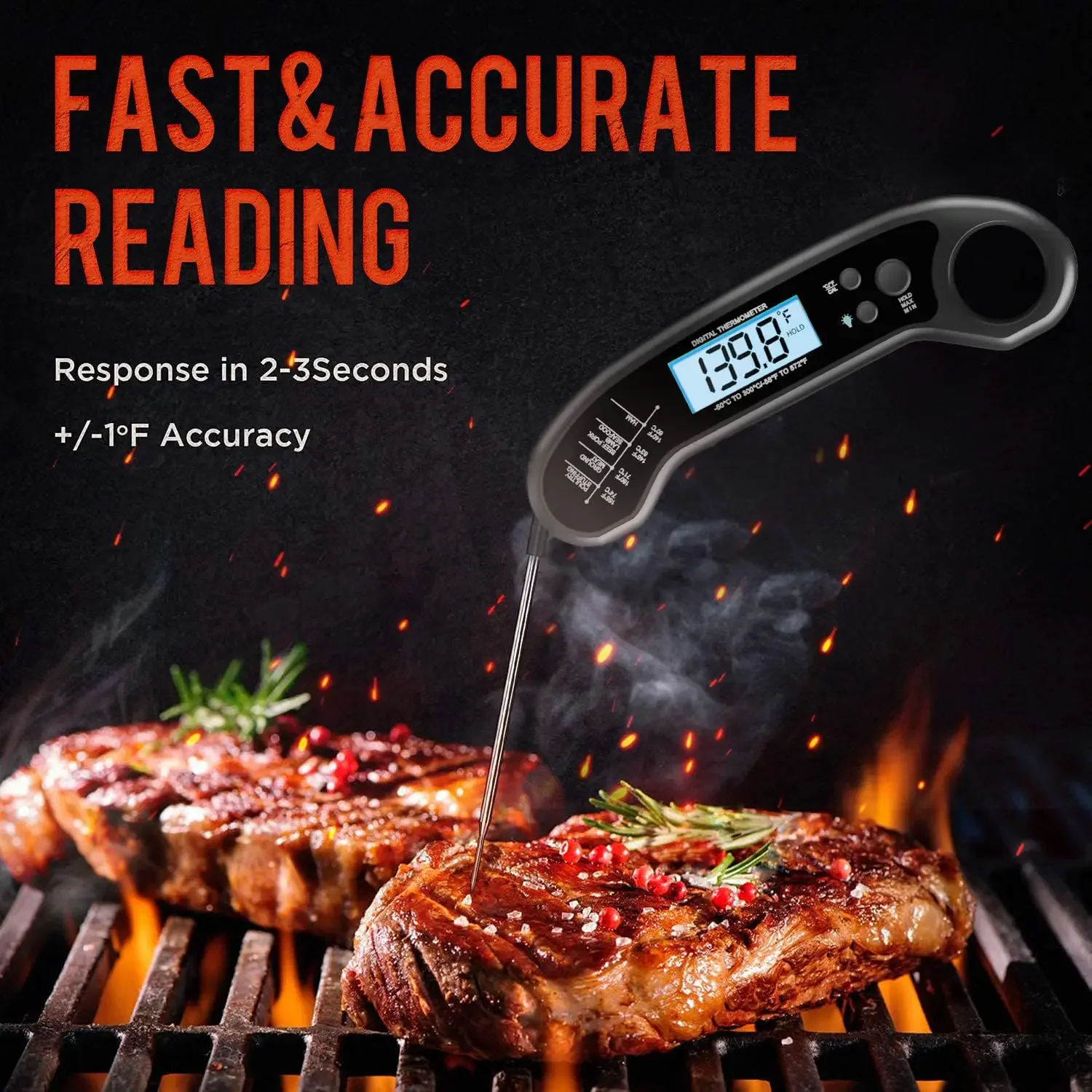 Meat Thermometer Digital, Inst - Meat Thermometer recension och pris