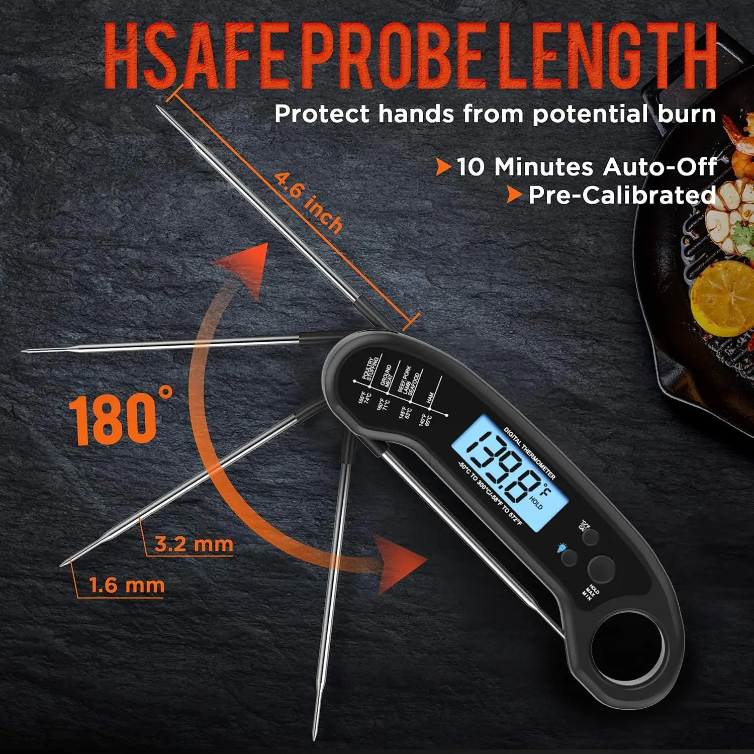 Meat Thermometer Digital, Inst - Meat Thermometer recension och pris