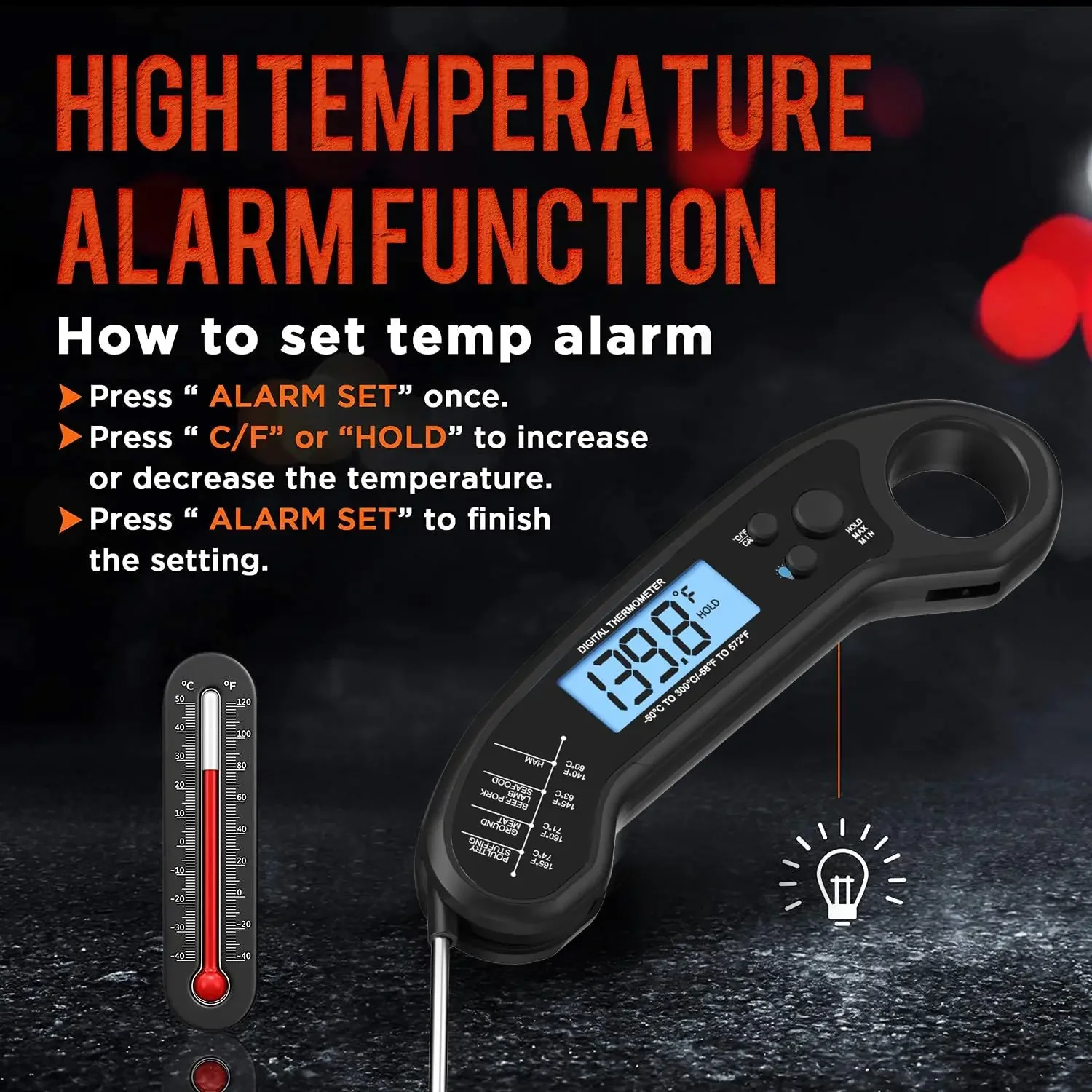 Meat Thermometer Digital, Inst - Meat Thermometer recension och pris