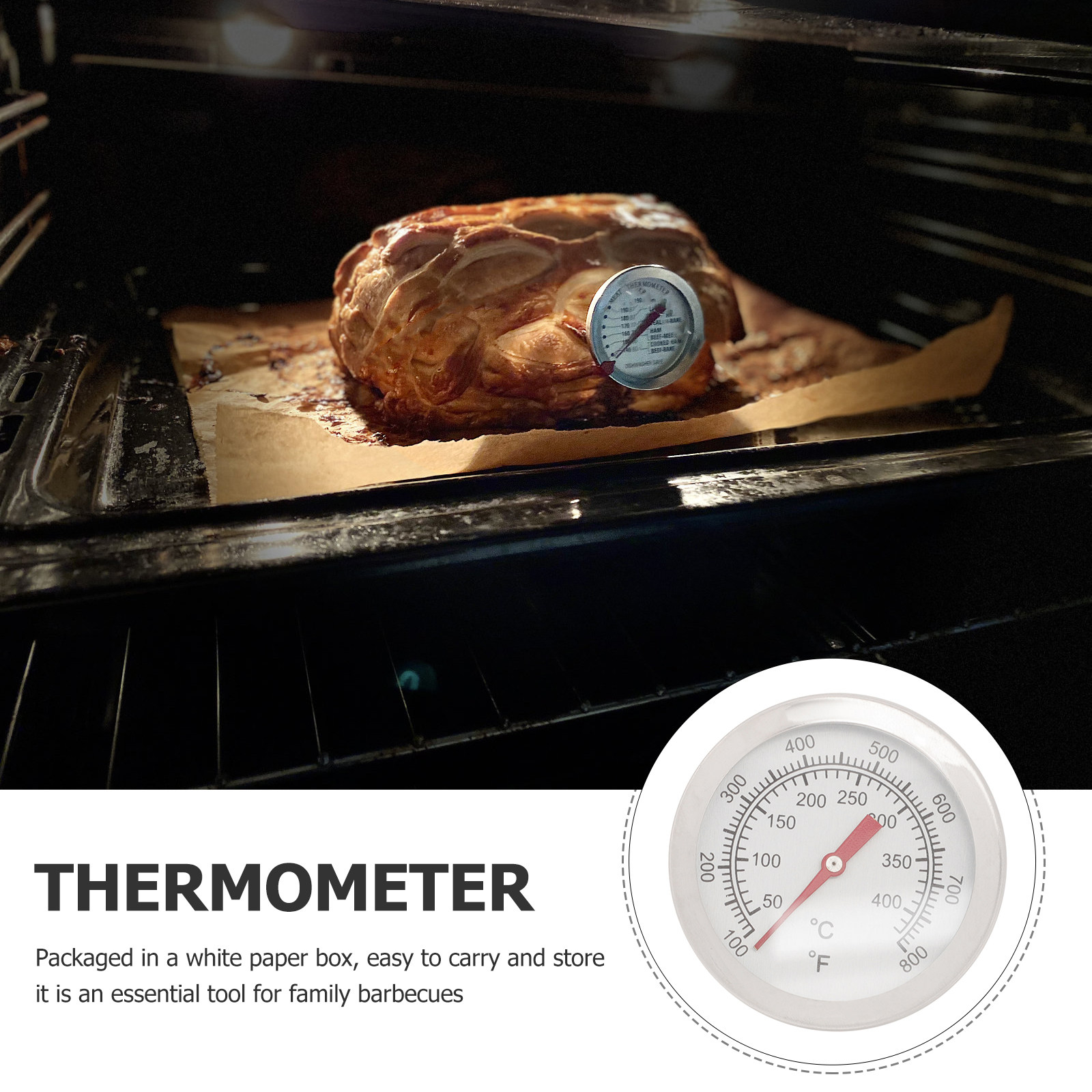 Large Dial Oven Thermometer St - Kitchen Gadgets Electric recension och pris