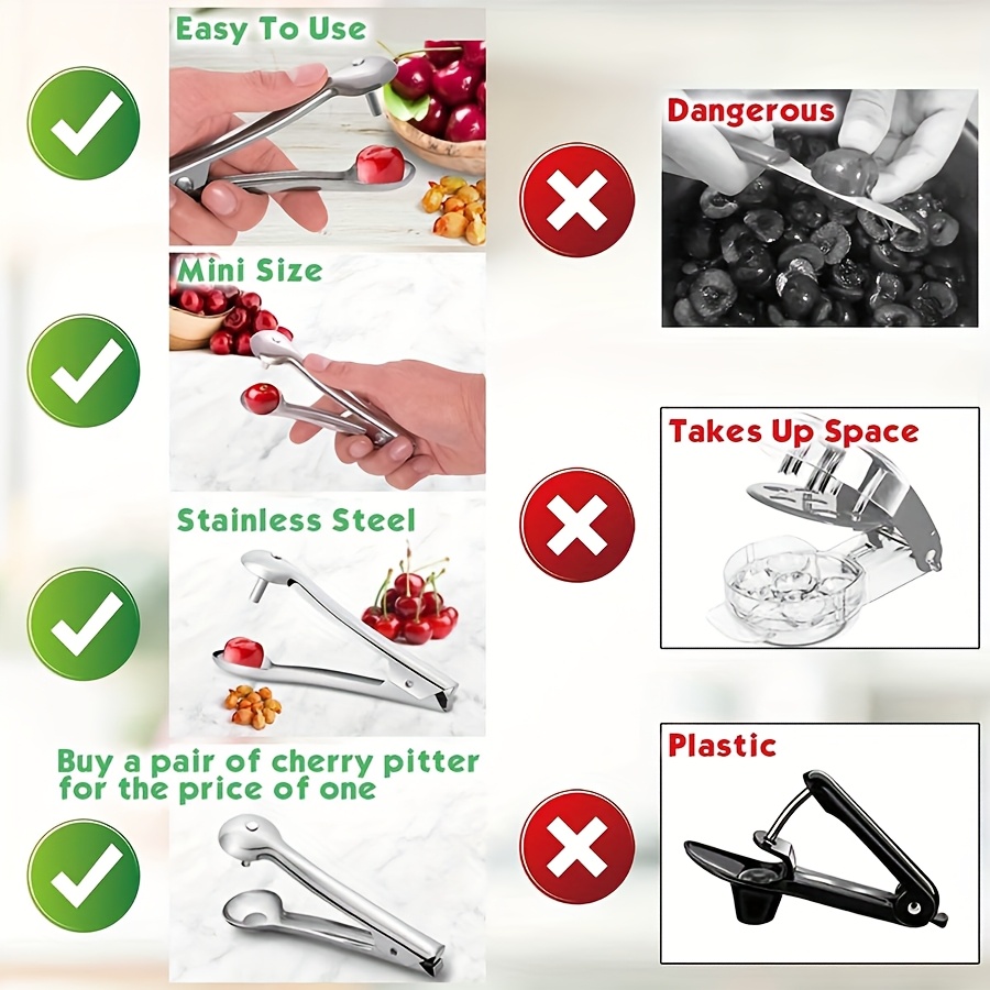 1pc Stainless Steel Fruit Pitt - Kitchen Gadgets And Tools recension och pris