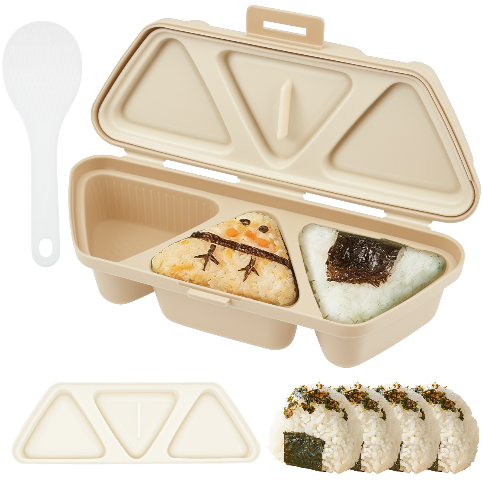6 In 1 Onigiri Mold Triangle O - Kitchen Gadgets Store recension och pris