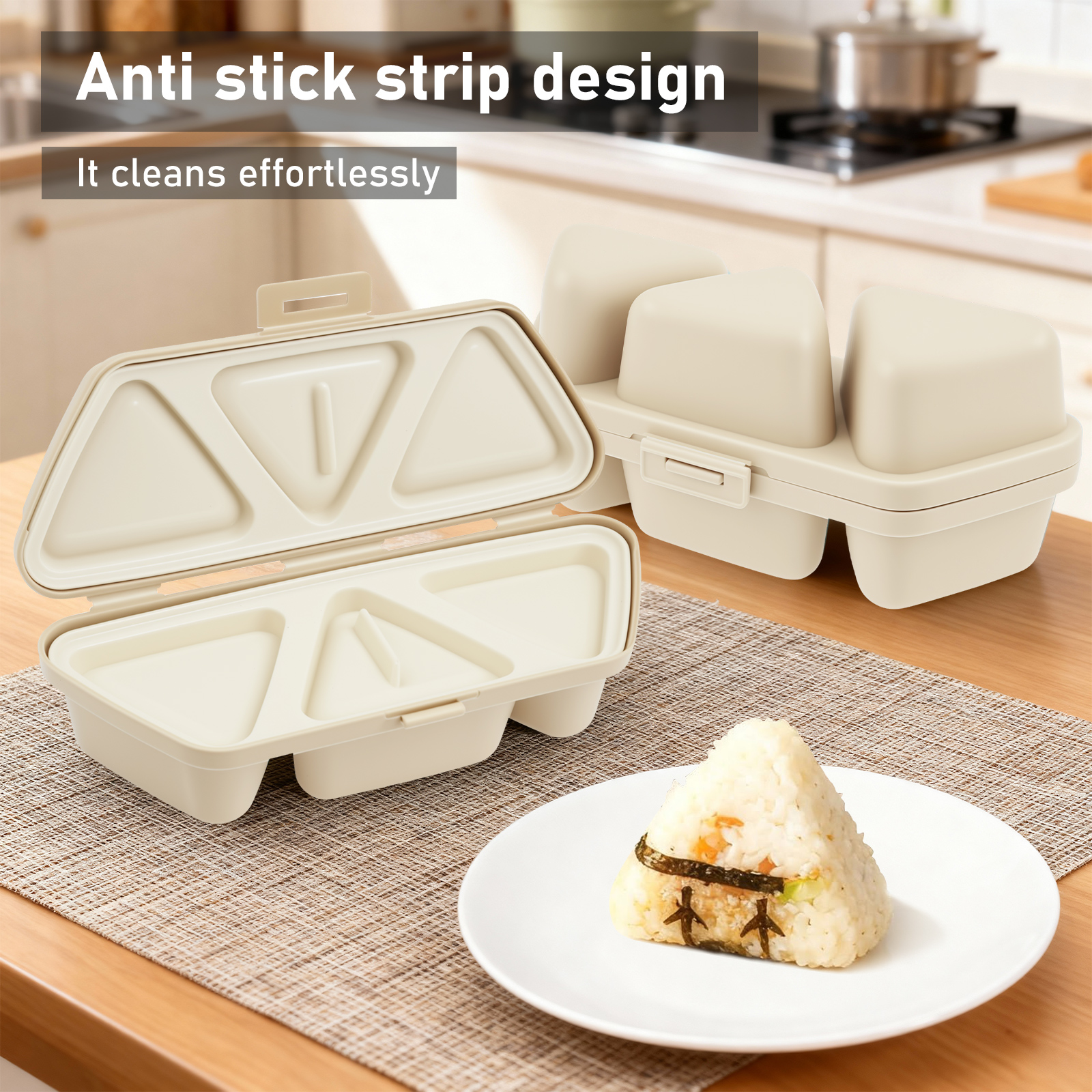 6 In 1 Onigiri Mold Triangle O - Kitchen Gadgets Store recension och pris