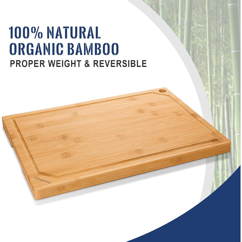 4-Piece Extra Large Bamboo Cut - Bamboo Cutting Board recension och pris
