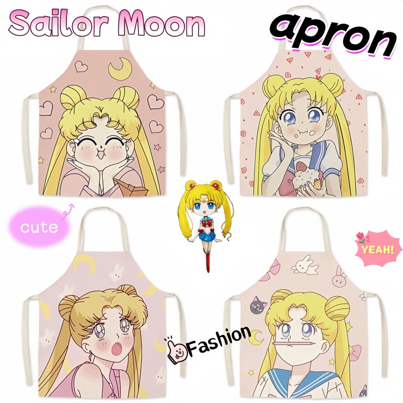 Sailor Moon Apron Cute Cartoon - Kitchen Gadgets Trending recension och pris