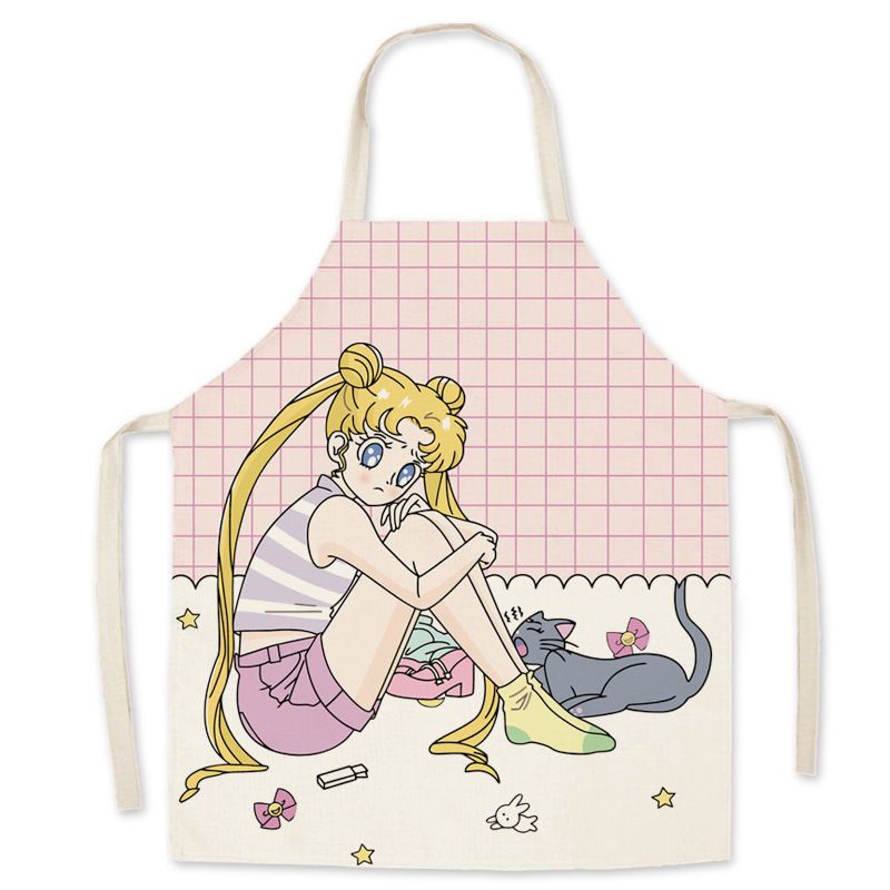 Sailor Moon Apron Cute Cartoon - Kitchen Gadgets Trending recension och pris