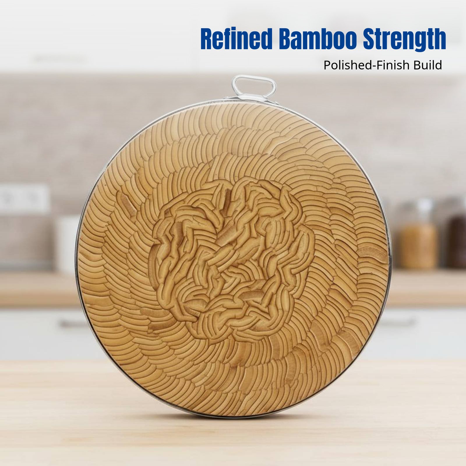 Round Bamboo Cutting Board, Ex - Bamboo Cutting Board recension och pris