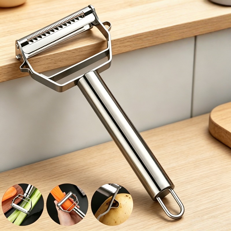 Stainless Steel Kitchen Peeler - Kitchen Gadgets Vegetable Cutter recension och pris