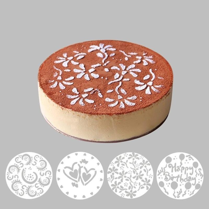 4Pieces/lot Cake Stencils Latt - Kitchen Gadgets Website recension och pris