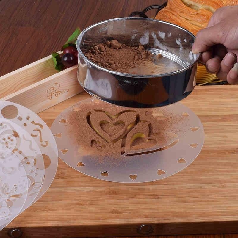 4Pieces/lot Cake Stencils Latt - Kitchen Gadgets Website recension och pris