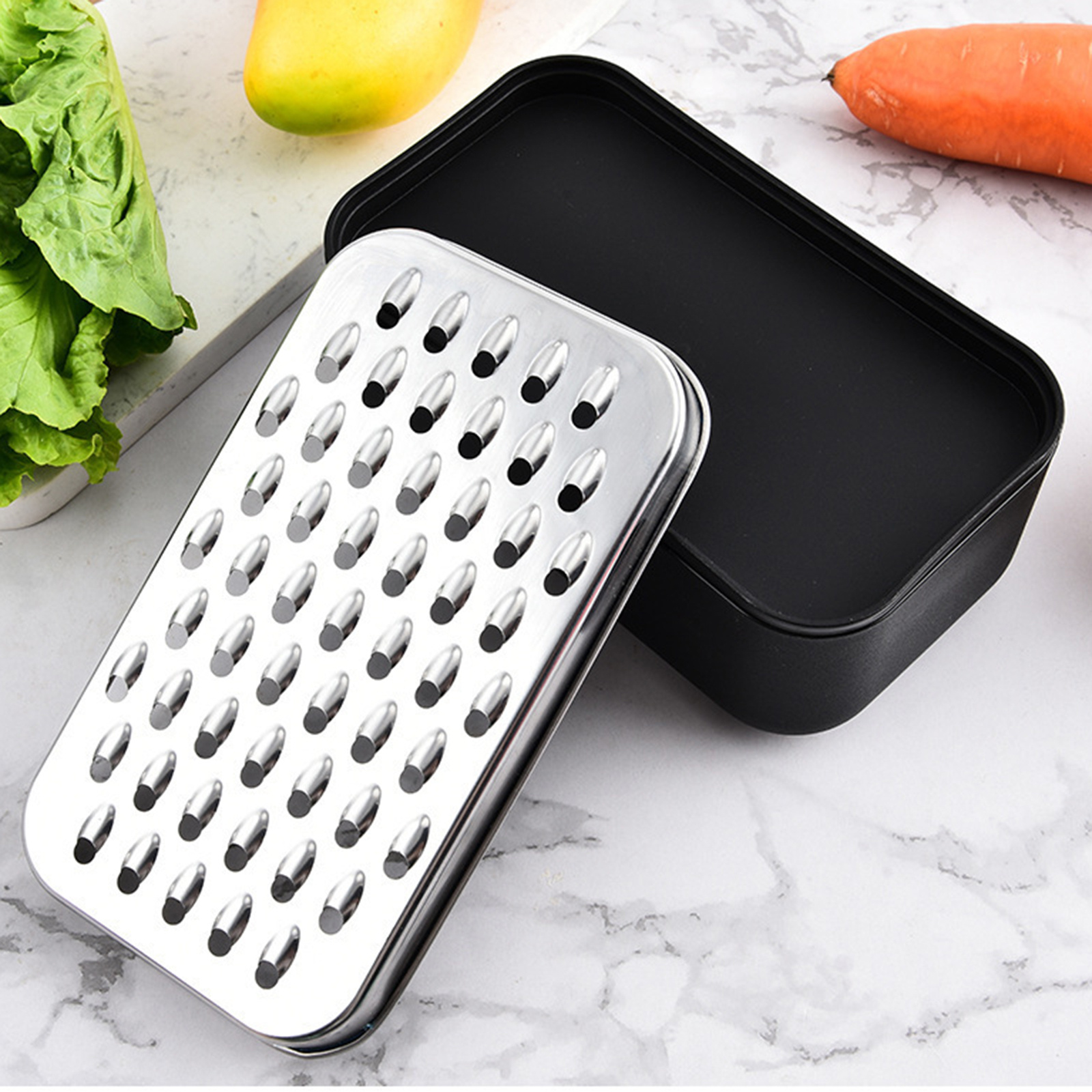 Stainless Steel Cheese with Fo - Cheese Grater Box recension och pris