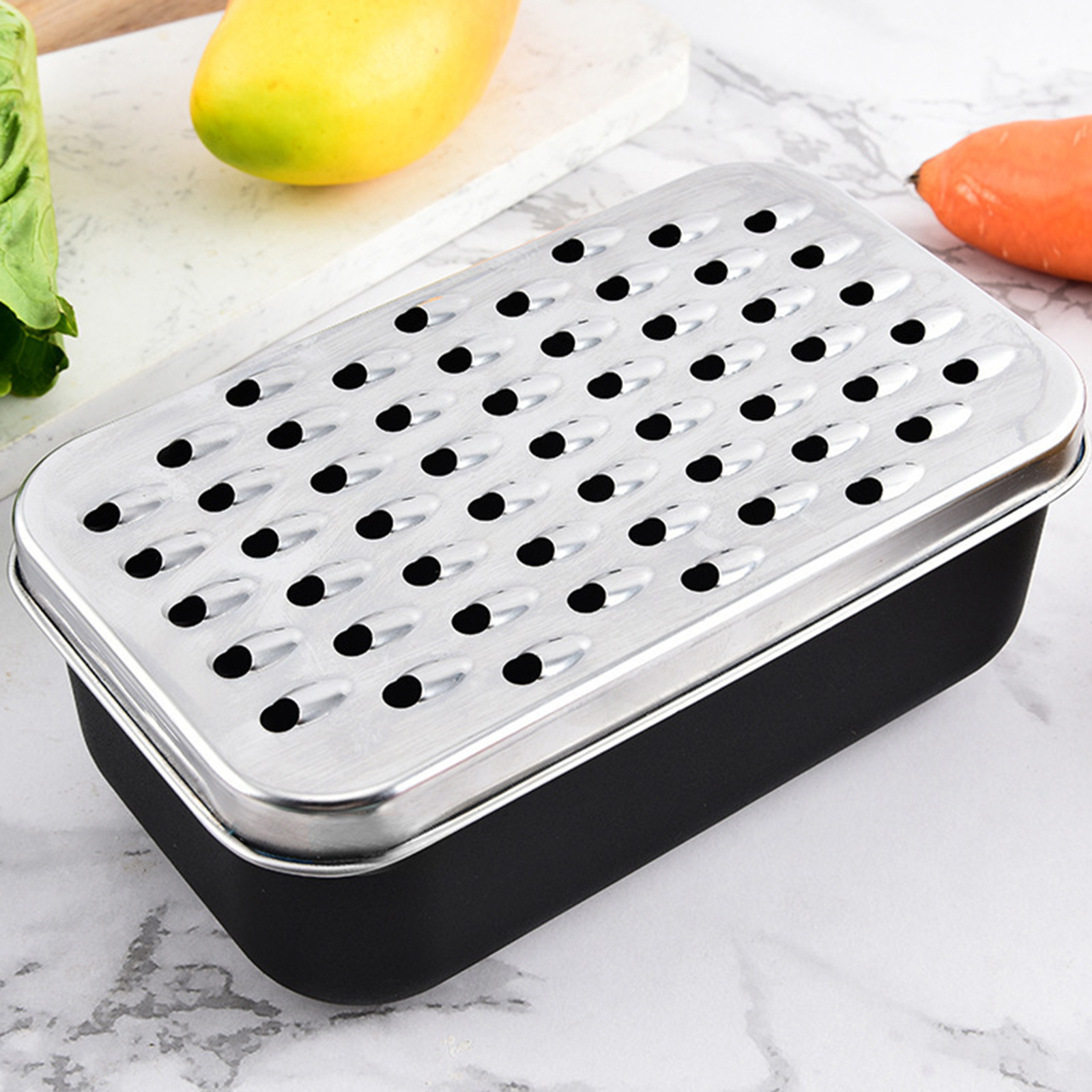 Stainless Steel Cheese with Fo - Cheese Grater Box recension och pris