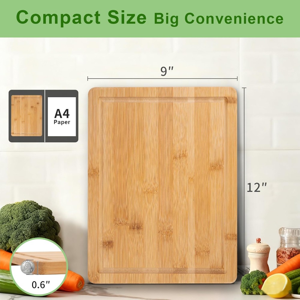 Bamboo Cutting Board with Juic - Bamboo Cutting Board recension och pris