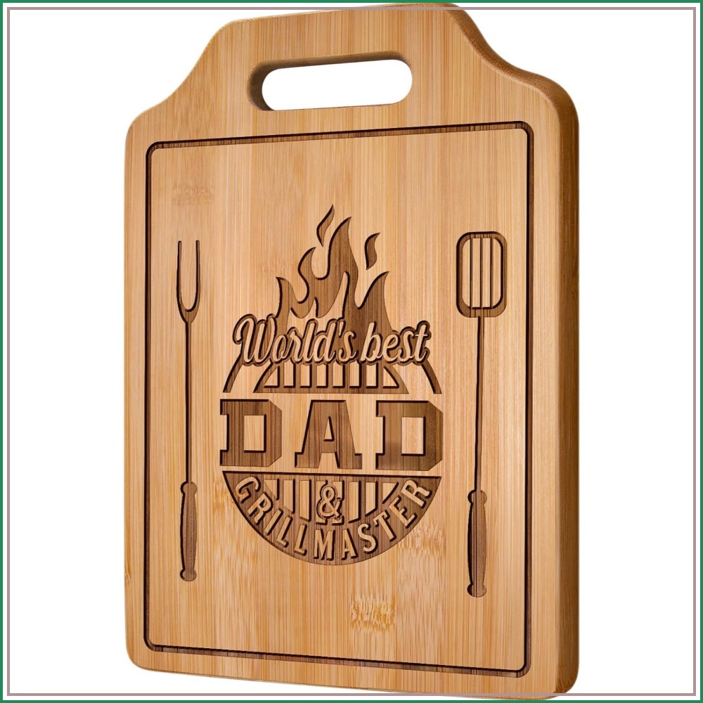 Engraved Bamboo Cutting Board  - Bamboo Cutting Board recension och pris