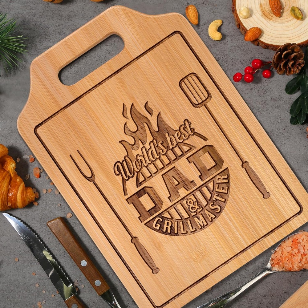 Engraved Bamboo Cutting Board  - Bamboo Cutting Board recension och pris