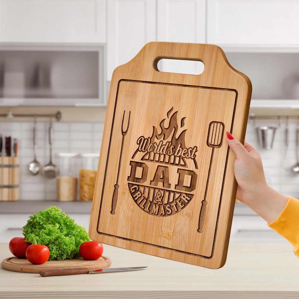 Engraved Bamboo Cutting Board  - Bamboo Cutting Board recension och pris